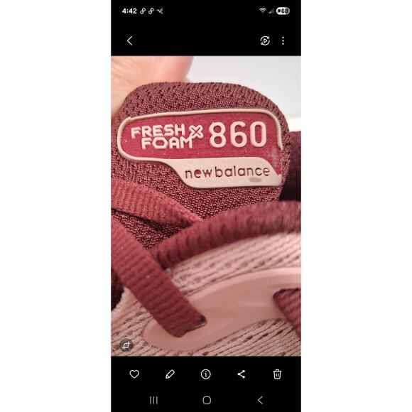 New Balance Fresh Foam X 860v13 Running Lightweight Women Sneakers Pink Size 9M - Picture 7 of 10